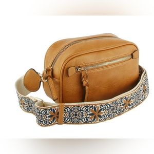 Boho Guitar Strap Crossbody Bag